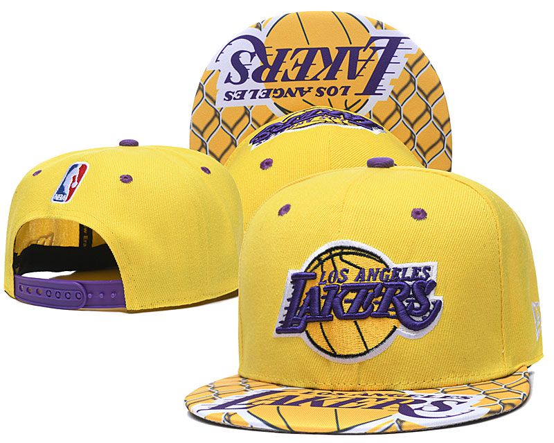2020 NBA Los Angeles Lakers Hat 20201199->nba hats->Sports Caps